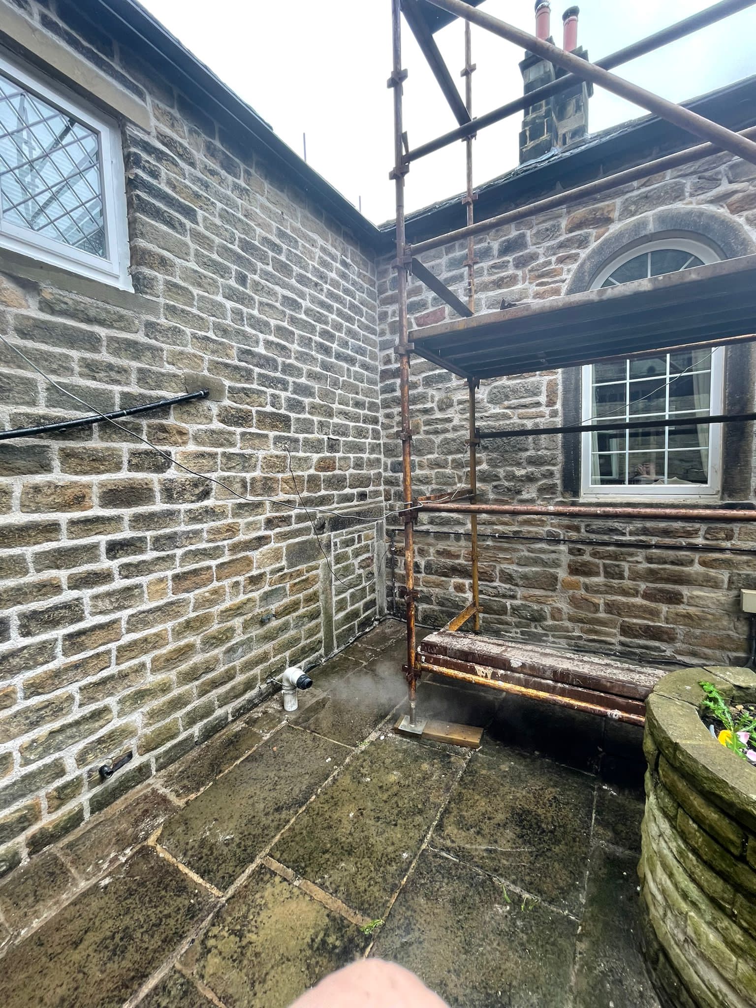 Heritage building preservation, Hot lime pointing and traditional masonry repairs in Keighley,