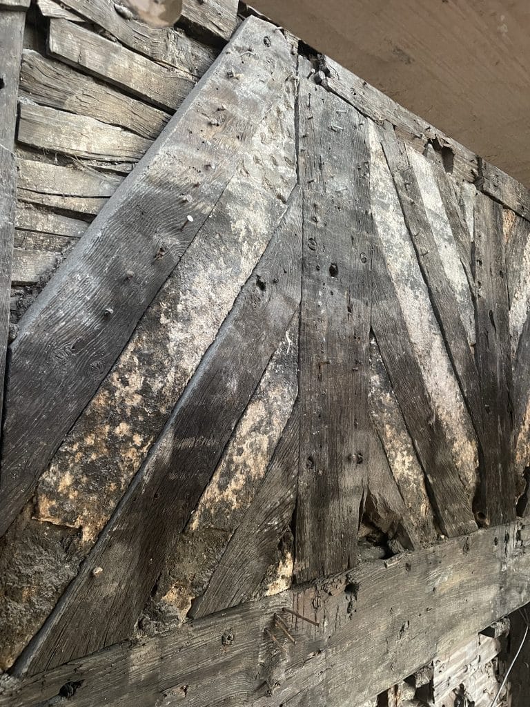 timber framed roof wall restoration